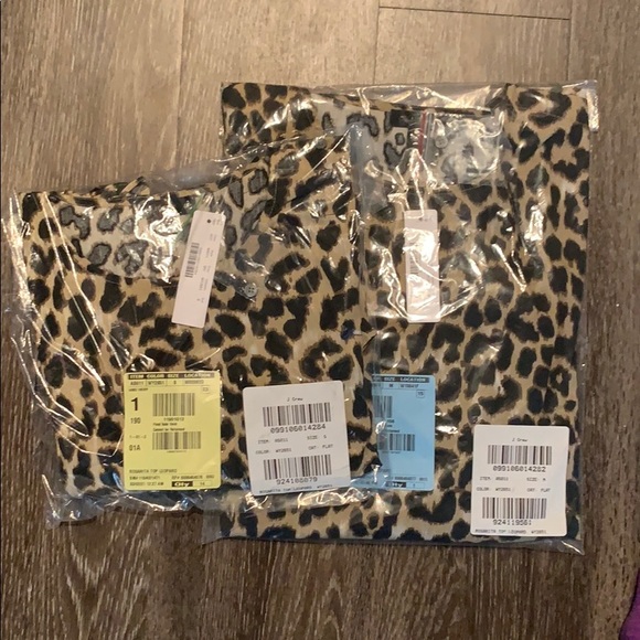 J.Crew Ruffle-sleeve top in leopard - Picture 6 of 7